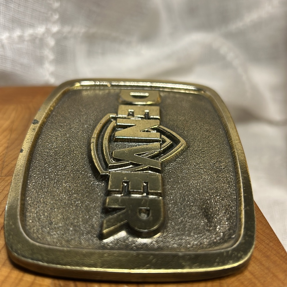 Denver equipment vintage belt buckle - Picture 7 of 7